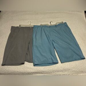 Travis Mathew Men’s Golf Shorts Lot Size 40 Stretch Performance 11” Inseam